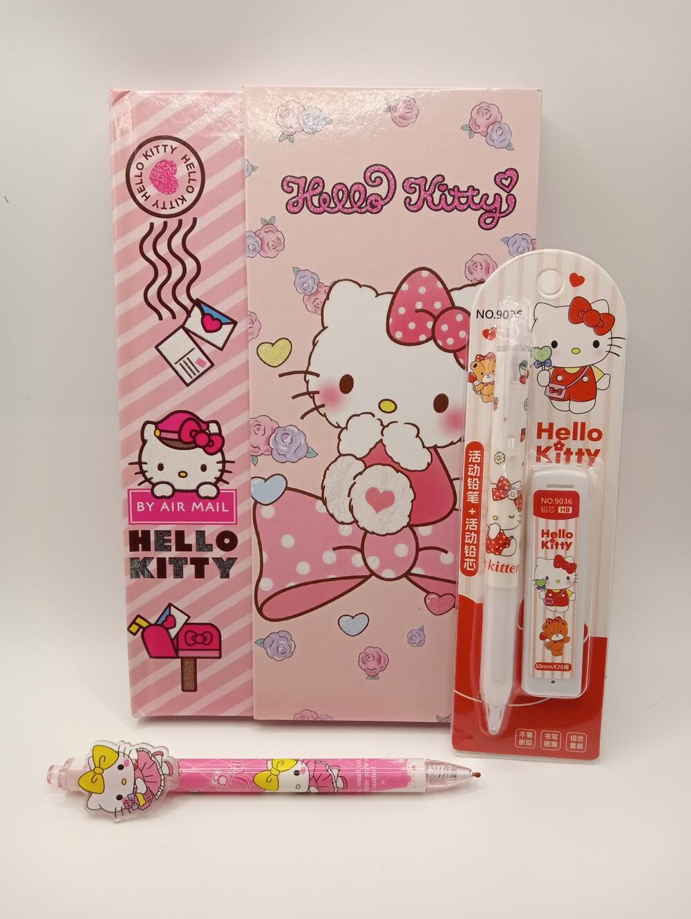 HELLO KITTY WEEKLY PLANNER BOOK KIT WITH PEN AND PENCIL SET